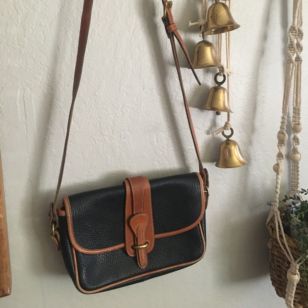 Dooney & Bourke Black/brown crossbody